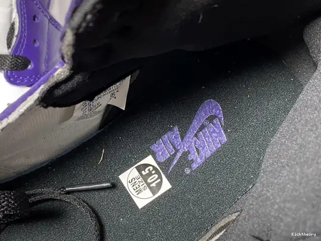 Kicktheory Jordan Air Purple Court 555088-500 OG High 1 0624